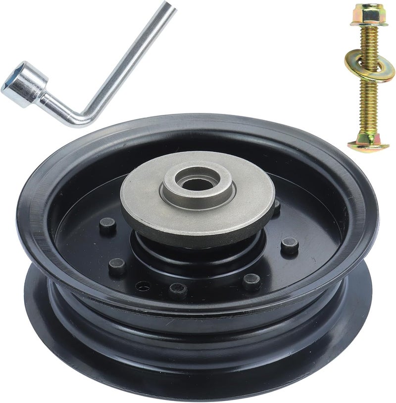 GUSUHAWK 532196104 Husqvarna Idler Pulley Replace Husqvarna 532196104, 532197380, Craftsman 196104, 197380 for RZ5424 RZ4623 YTH2348 YTH24K48 YTH24V48 LGT2554 LGT2654 MZ54 Z246 Z248F Z254 Z254F Mowers - Image 1